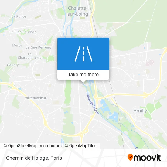 Chemin de Halage map