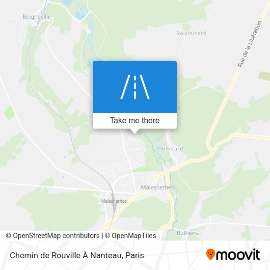 Chemin de Rouville À Nanteau map