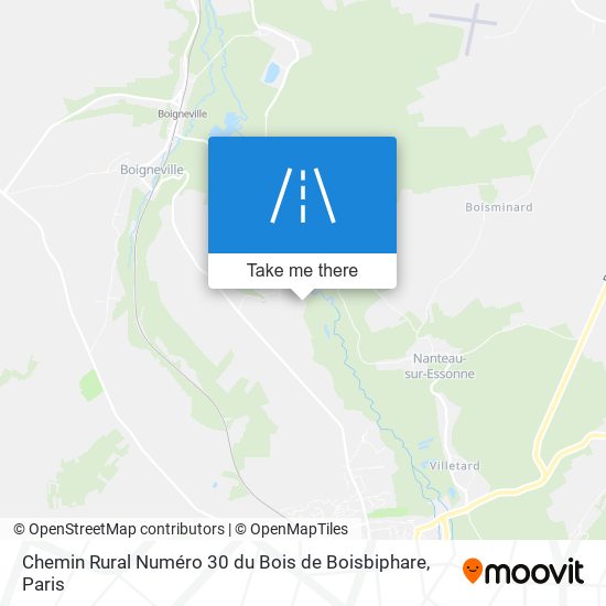 Chemin Rural Numéro 30 du Bois de Boisbiphare map