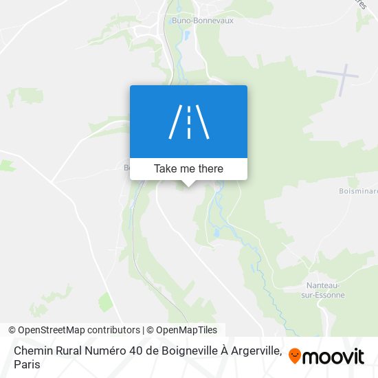 Chemin Rural Numéro 40 de Boigneville À Argerville map
