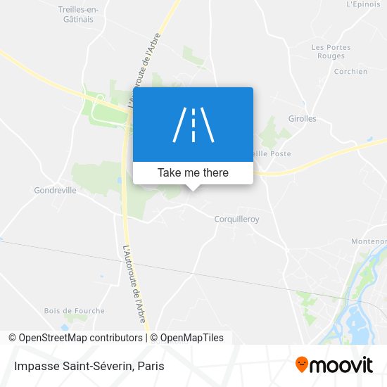 Impasse Saint-Séverin map