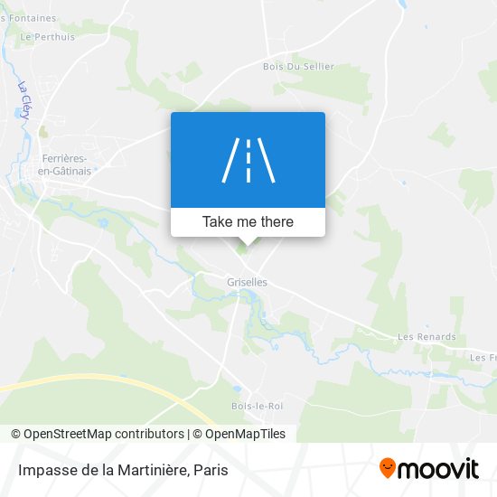 Impasse De La Martinière map