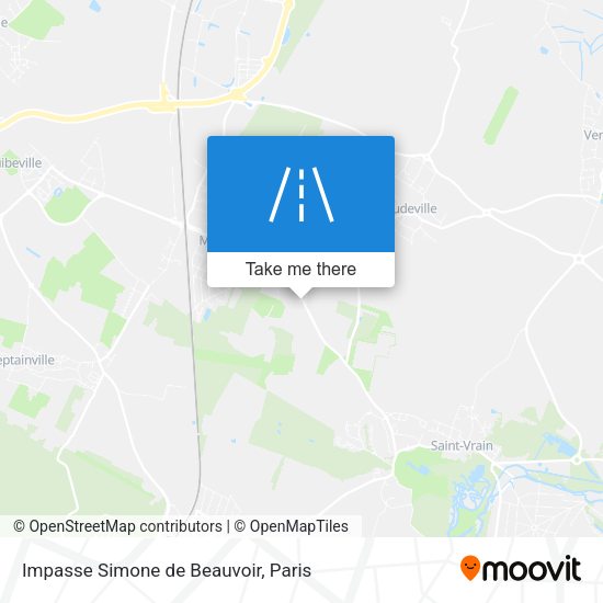 Impasse Simone de Beauvoir map
