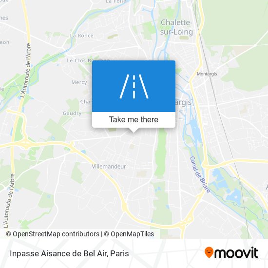 Inpasse Aisance de Bel Air map