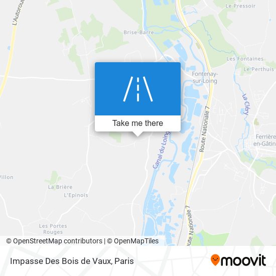 Impasse Des Bois De Vaux map