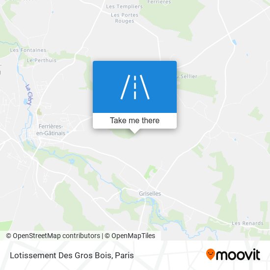 Lotissement Des Gros Bois map