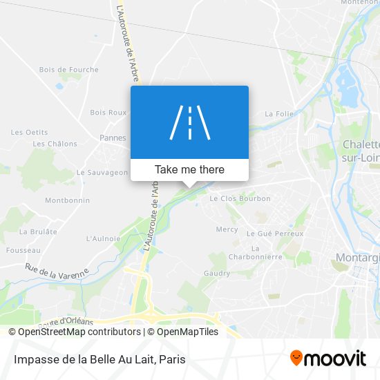 Impasse de la Belle Au Lait map