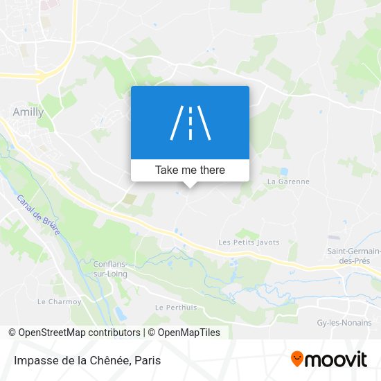 Impasse De La Chênée map