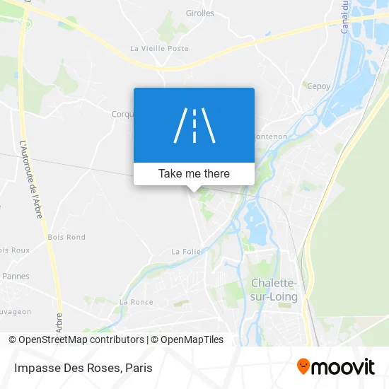 Impasse Des Roses map