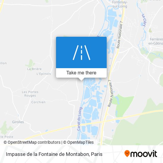 Impasse De La Fontaine De Montabon map