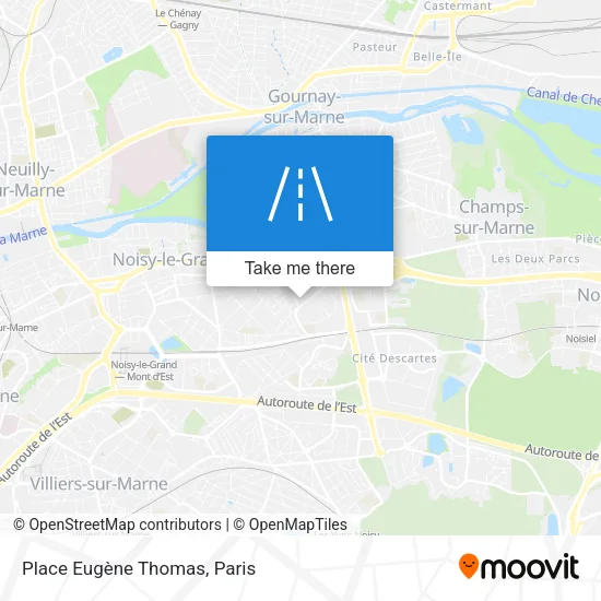 Place Eugène Thomas map
