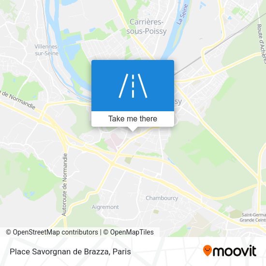 Place Savorgnan de Brazza map