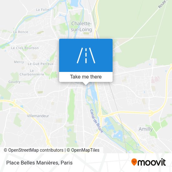 Place Belles Manières map