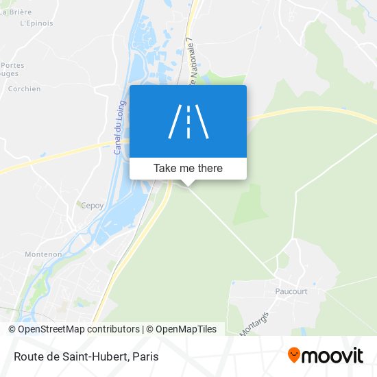 Route De Saint-Hubert map