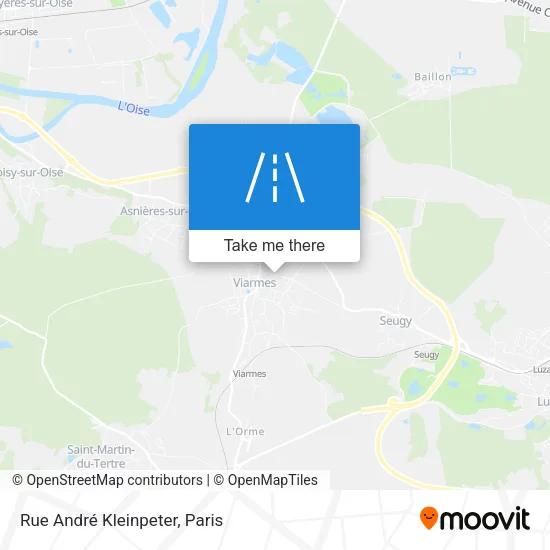 Rue André Kleinpeter map