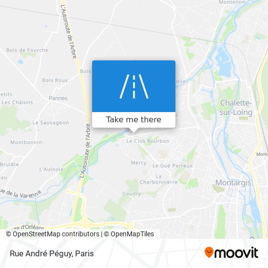 Rue André Péguy map