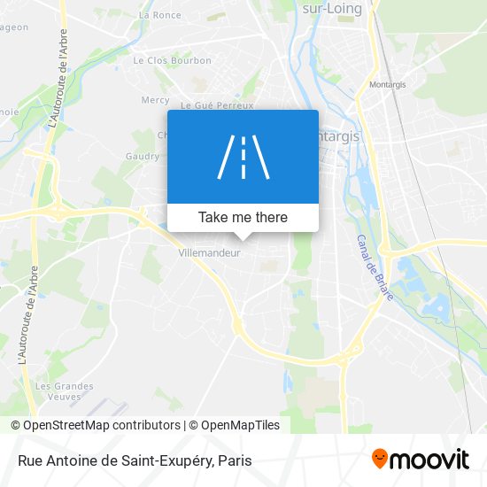 Rue Antoine de Saint-Exupéry map