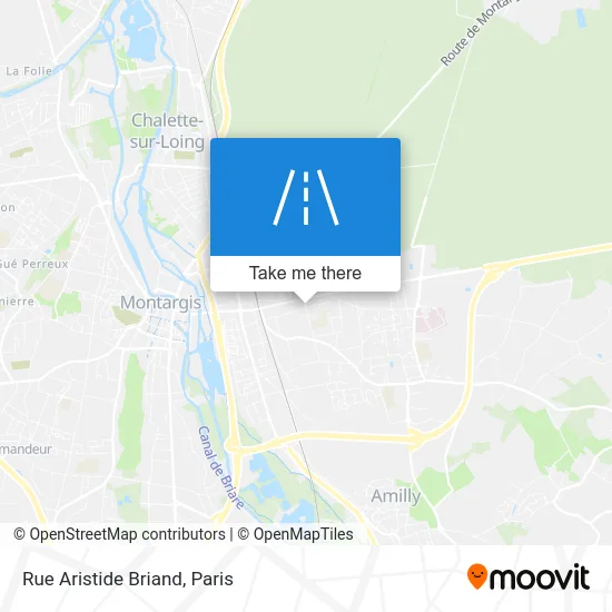 Rue Aristide Briand map