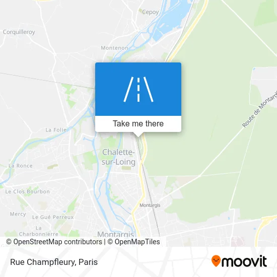 Rue Champfleury map