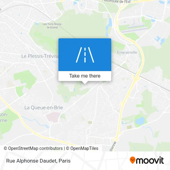 Rue Alphonse Daudet map