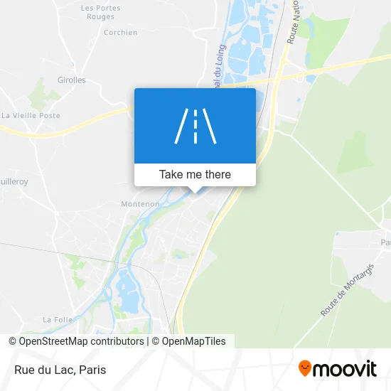 Rue du Lac map