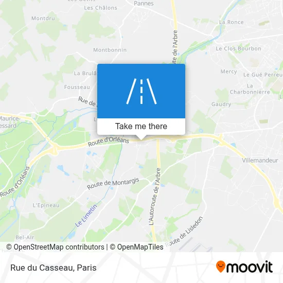 Rue du Casseau map
