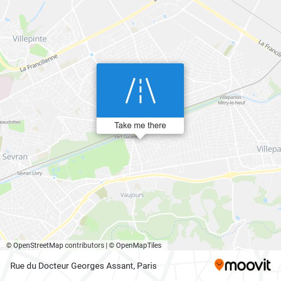 Mapa Rue du Docteur Georges Assant