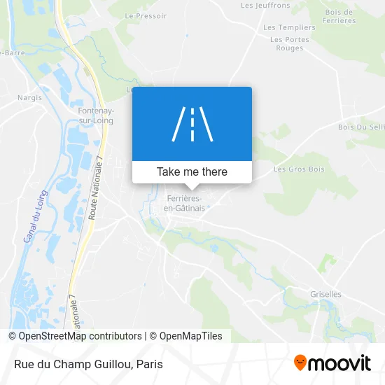 Rue du Champ Guillou map