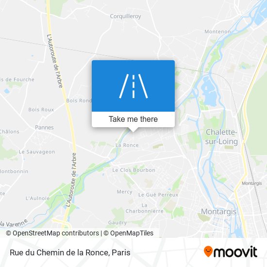 Rue du Chemin de la Ronce map
