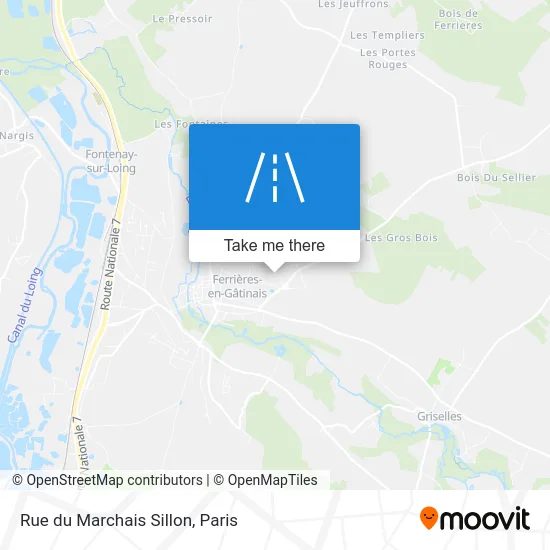 Rue du Marchais Sillon map