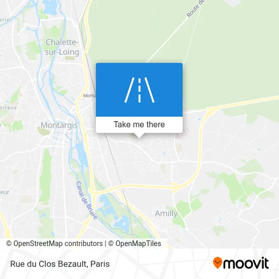Rue du Clos Bezault map