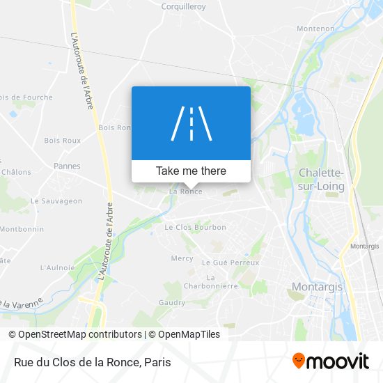 Rue du Clos de la Ronce map