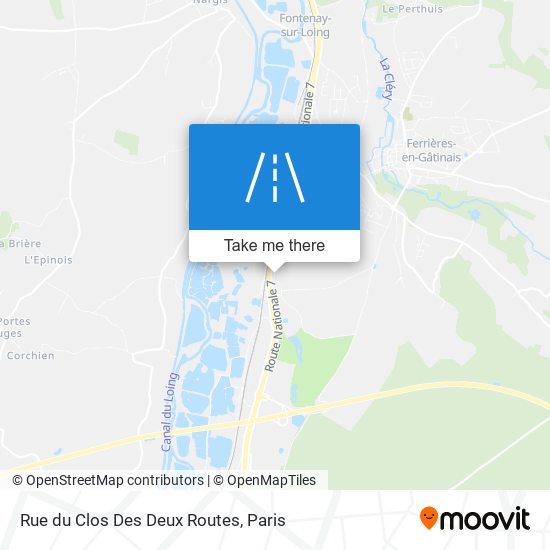 Rue du Clos Des Deux Routes map