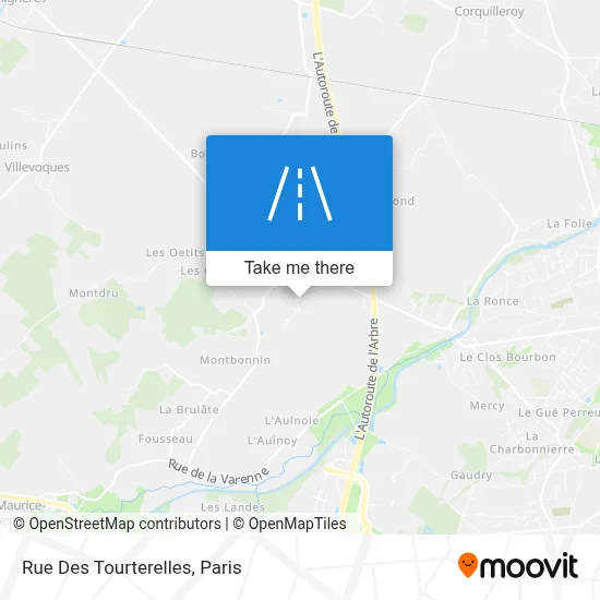 Rue Des Tourterelles map