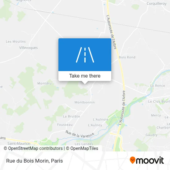 Rue du Bois Morin map