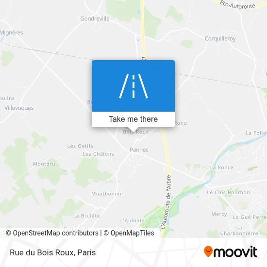 Rue du Bois Roux map