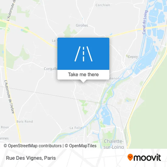 Rue Des Vignes map