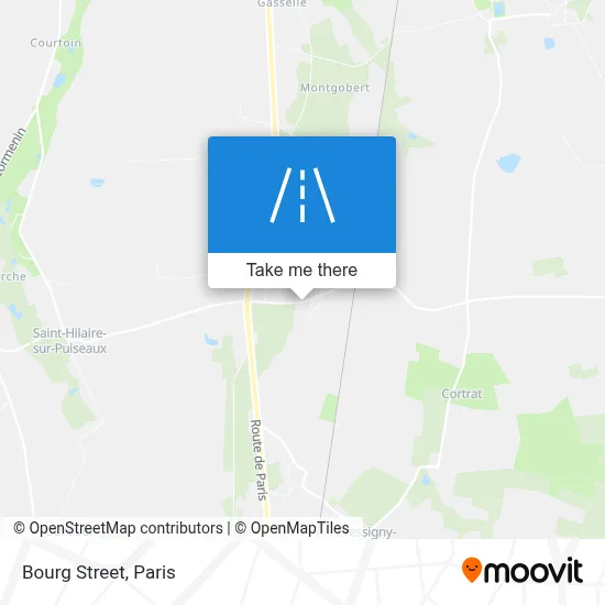 Rue du Bourg map