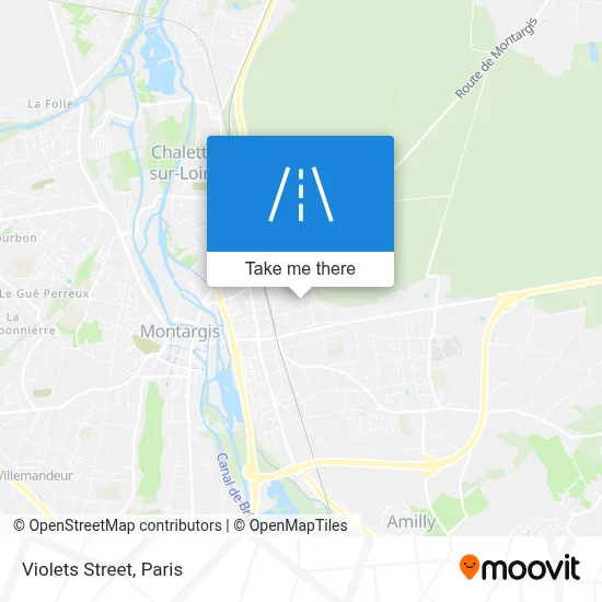 Rue Des Violettes map