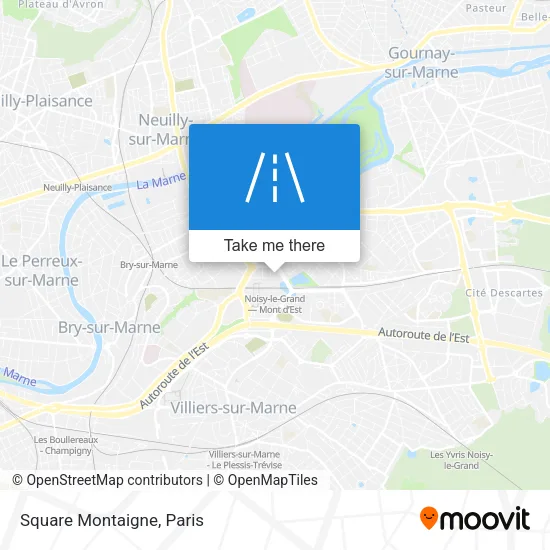 Square Montaigne map