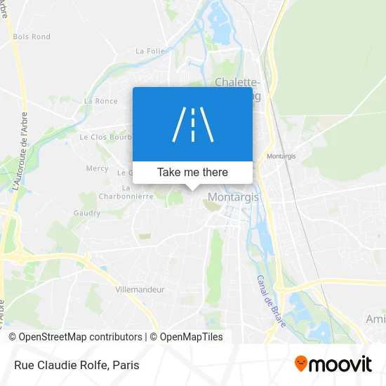 Rue Claudie Rolfe map