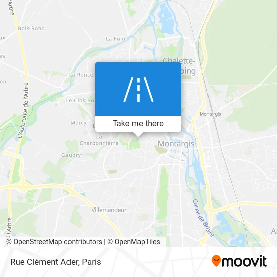 Rue Clément Ader map