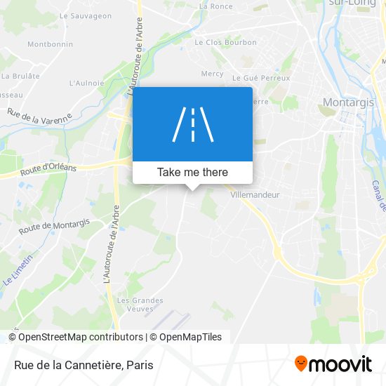Rue de la Cannetière map