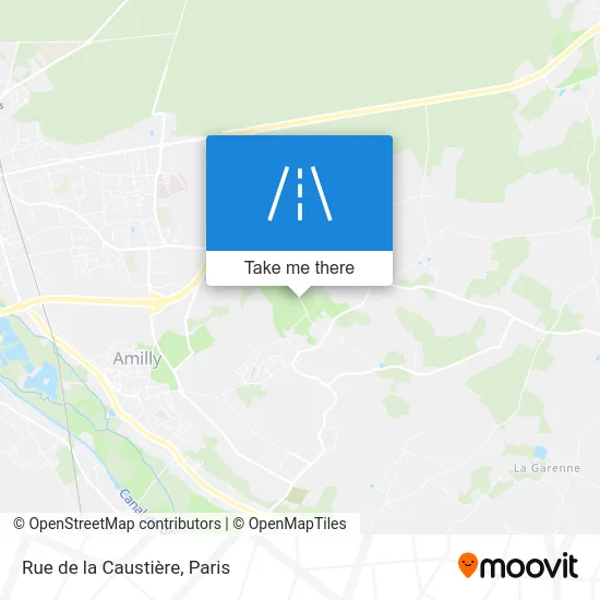 Rue de la Caustière map