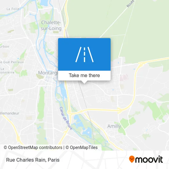 Rue Charles Rain map