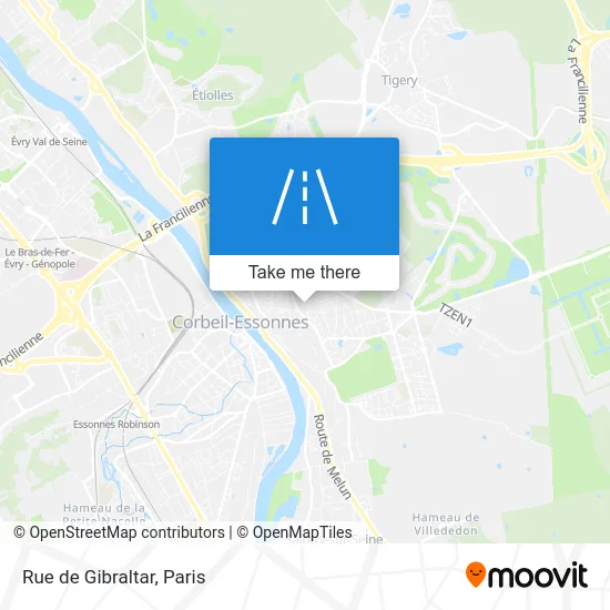 Rue de Gibraltar map