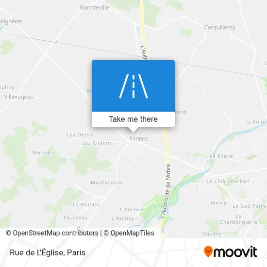 Rue de L'Église map