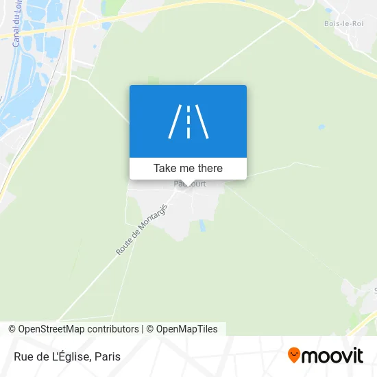 Rue de L'Église map