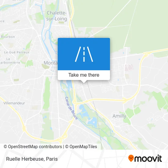 Mapa Ruelle Herbeuse