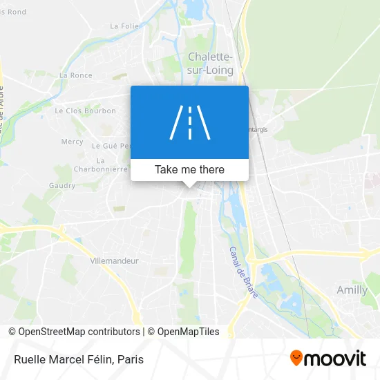 Ruelle Marcel Félin map